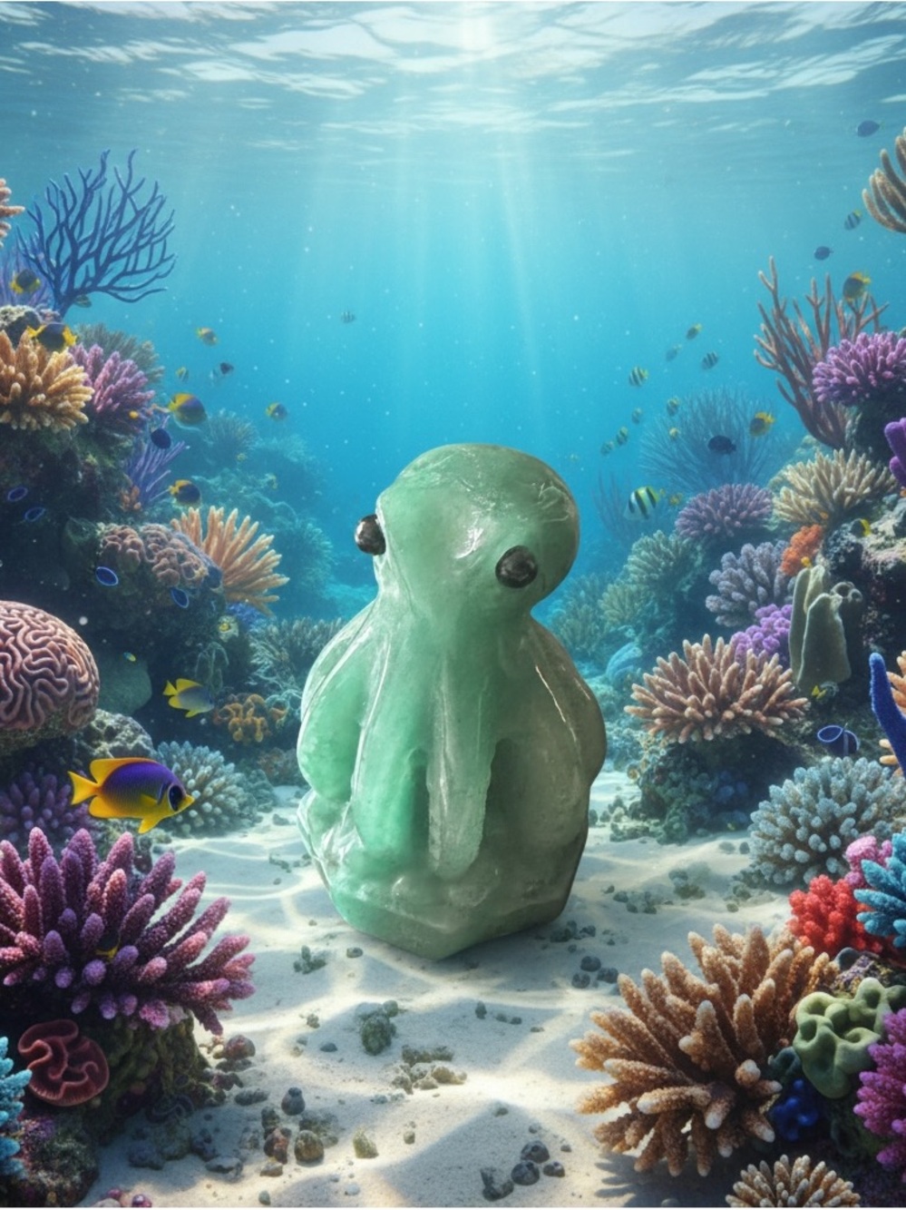 Green Aventurine Crystal Octopus